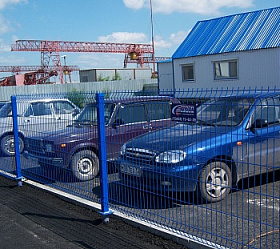 Забор для парковки. Высота 300 мм.